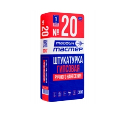 Штукатурка гипсовая Тайфун Мастер №20 ручного нанесения
