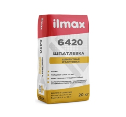 Шпатлевка цементная стартовая ilmax 6420